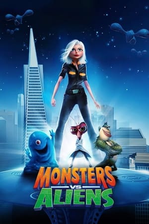 Monsters vs. Aliens (2009) Dual Audio Hindi Full Movie 720p BluRay – 870MB